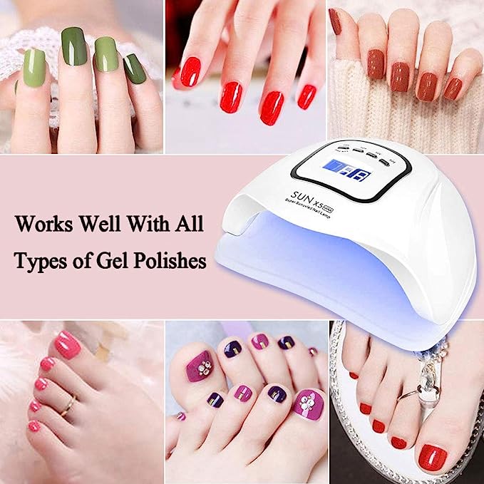 SUNx5max UV LED Nail Lamp Nail Art Tools