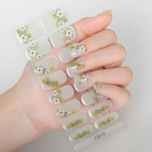 Spring Daisy Gel Nail Strips