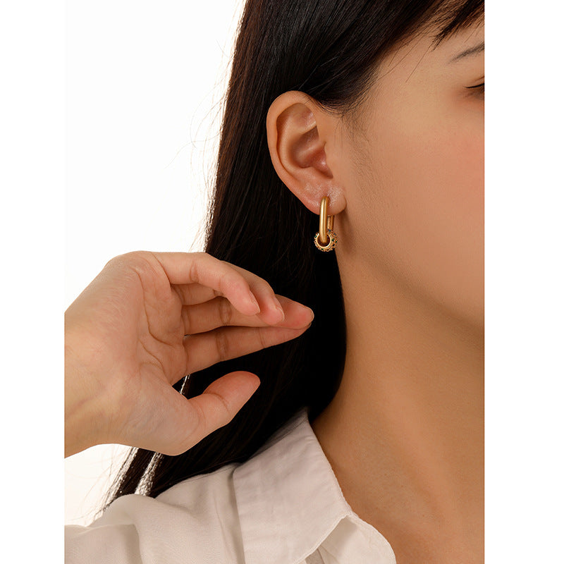 Retro Colored Earrings for Women