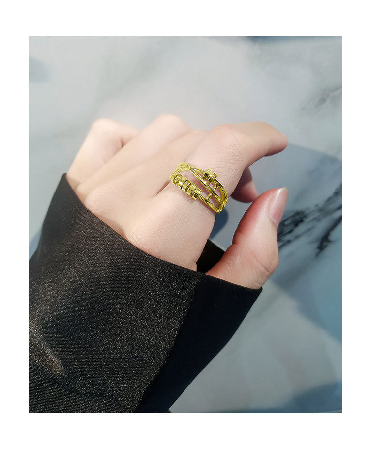 Anti Anxiety Spinner Ring Color Gold