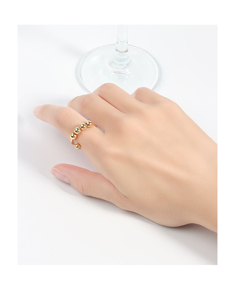 Anxiety Relieve Spinner Ring - Color Gold