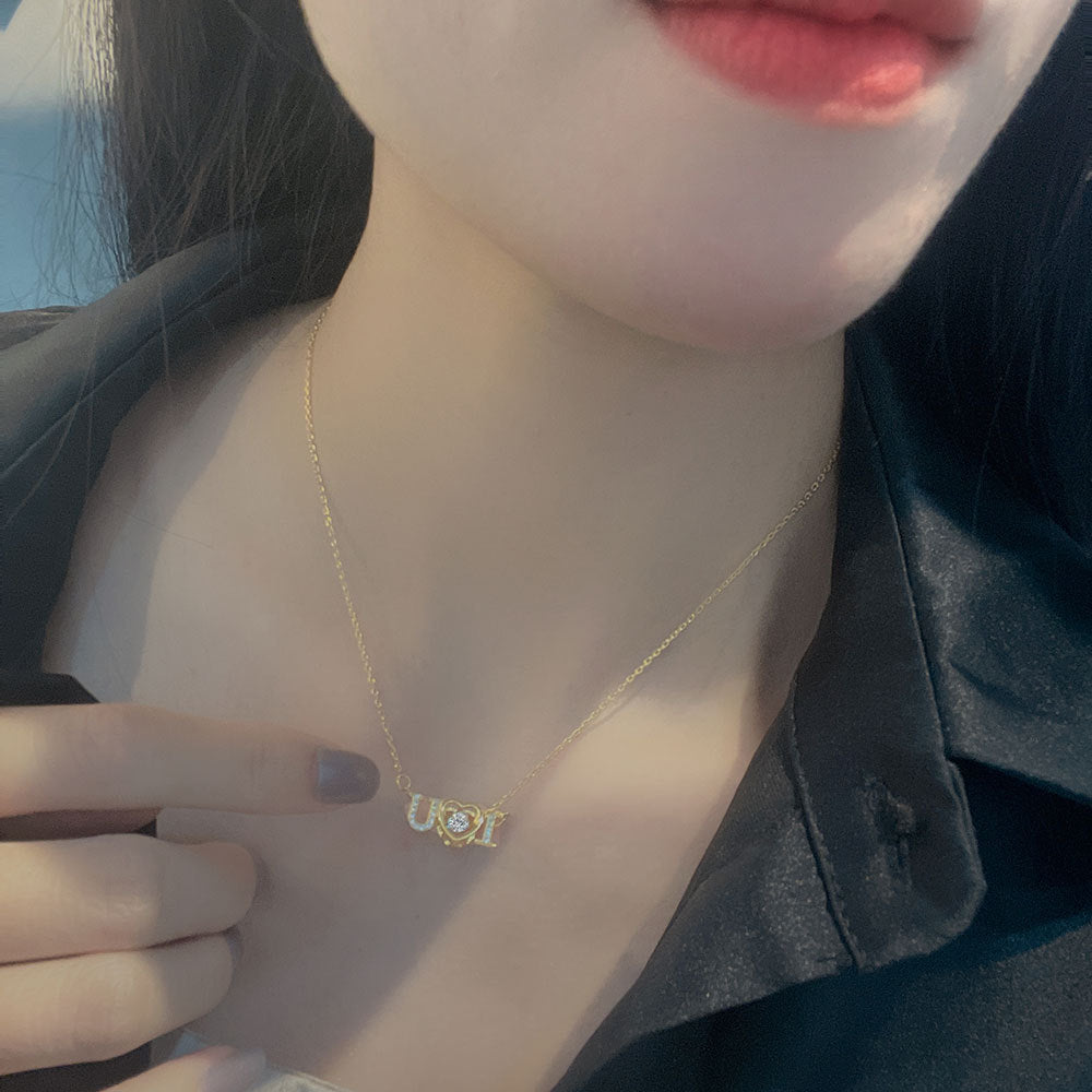 I Love You Necklace