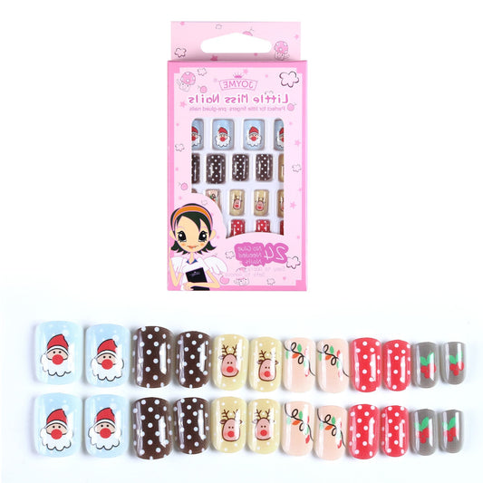 Short Fake Nails for Christmas Gift Ideas for Girls Children