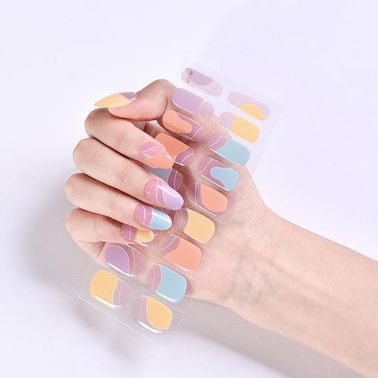 Cexynail Semi Cured Gel Nail Strips Summer Vibe