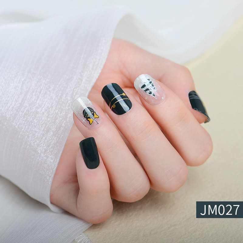 Christmas Tree Semi Cured Gel Nail Strips