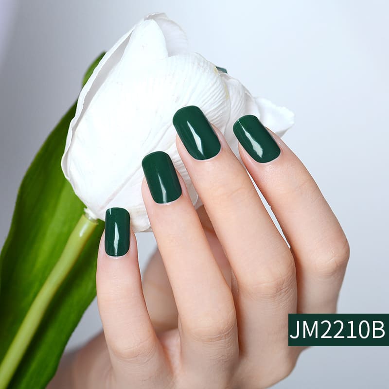 Pure Green Semi Cured Gel Nail Strips