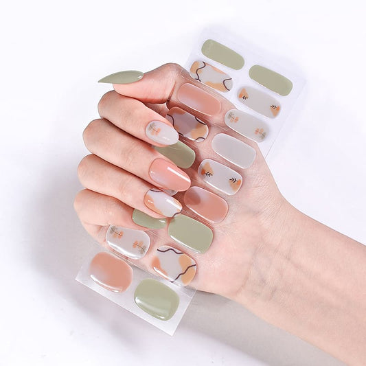 Spring Romance Semi Cured Gel Nail Strips