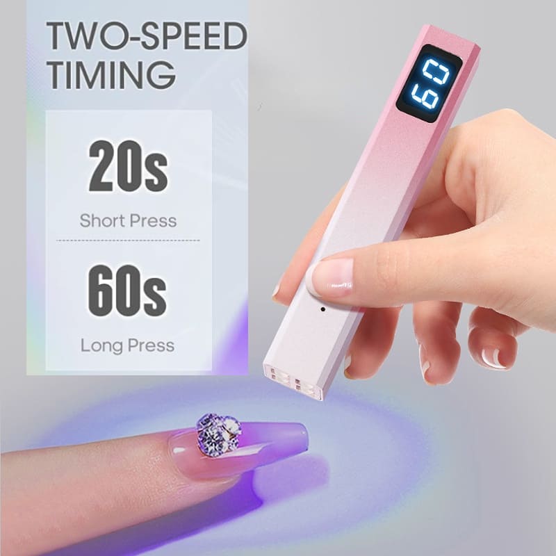 Mini Nail Lamp with LED Display
