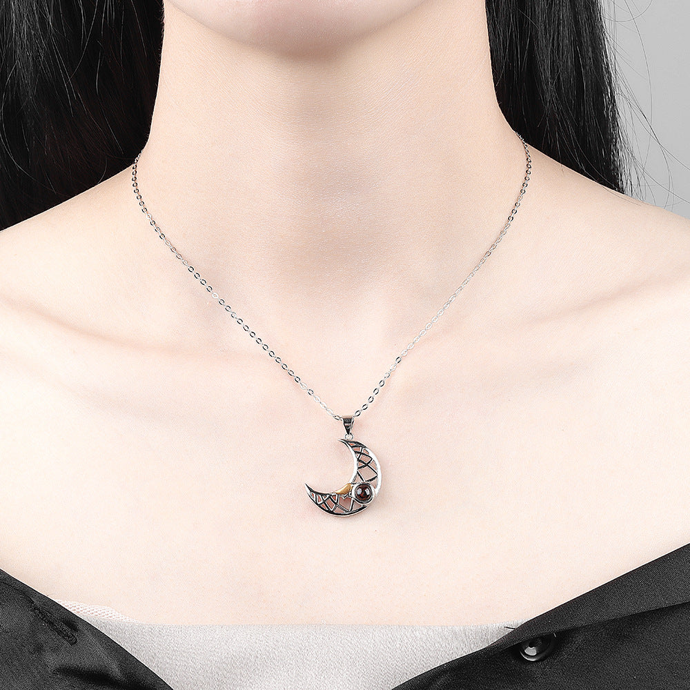 Magnetic Sun Moon Necklace